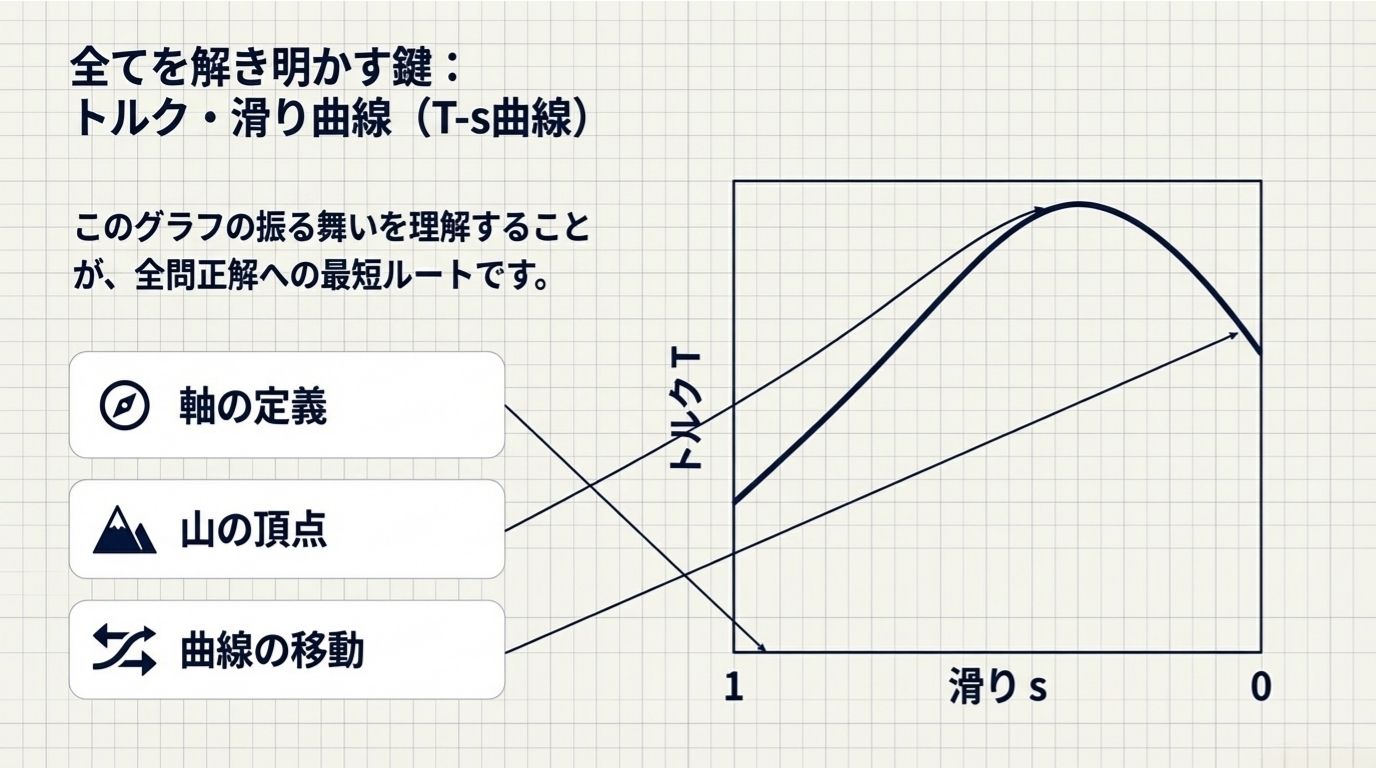 トルク・滑り曲線（T-s曲線）の重要ポイント解説