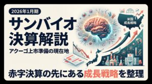 【サンバイオ決算解説】2026年1月期決算説明会をやさしく整理｜アクーゴ上市準備と成長戦略の現在地