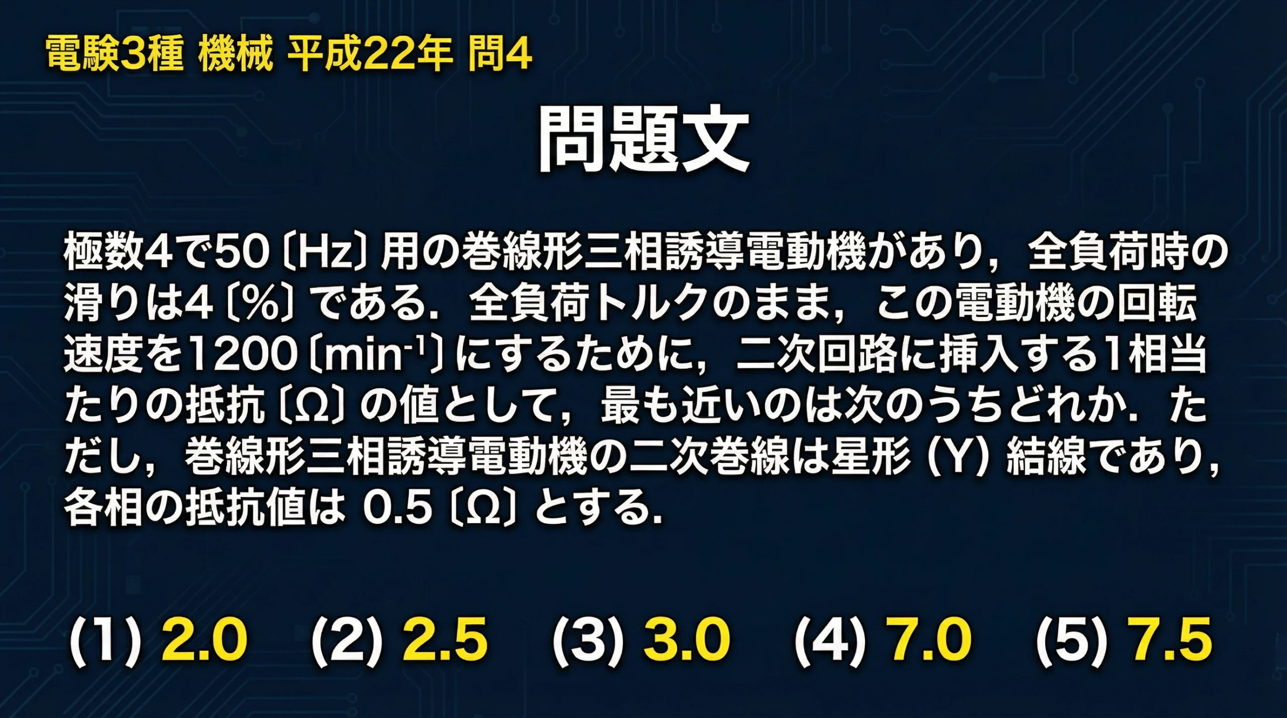 問題文スライド