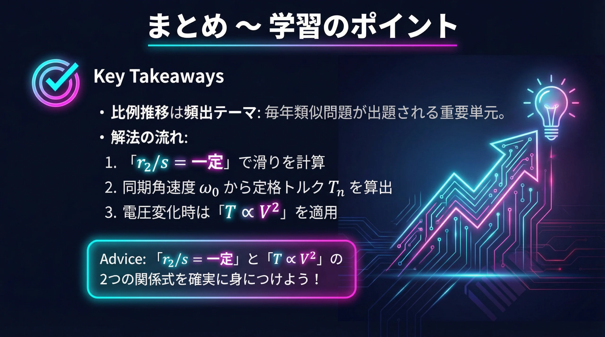 学習のまとめと、電験3種合格に向けたアドバイス。