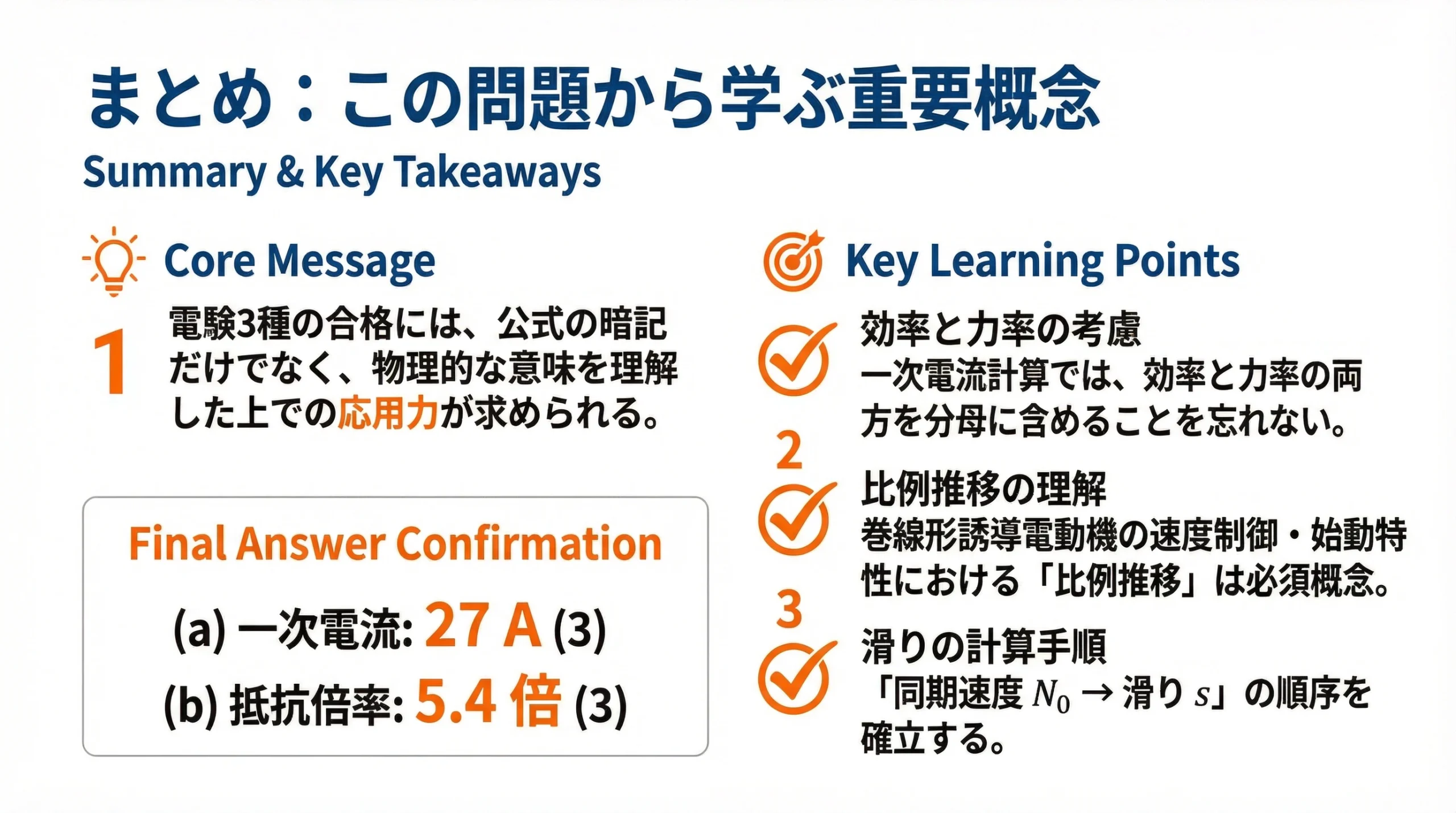 まとめ - 問題全体の総括と合格に向けた学習アドバイス