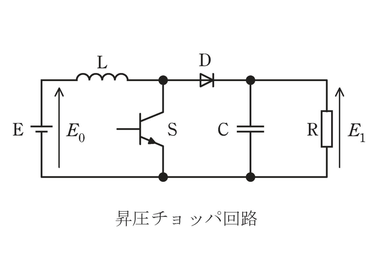 図　昇圧チョッパ回路