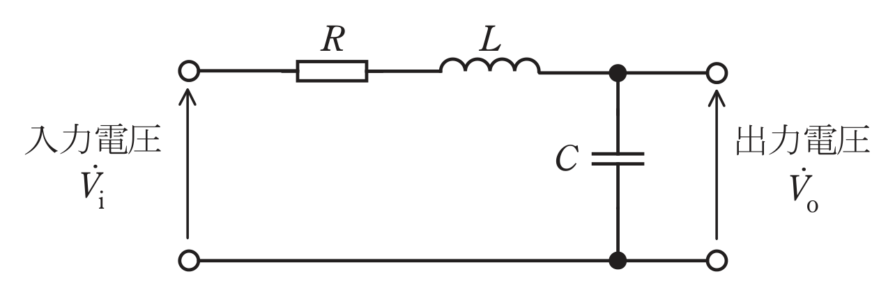 図　RLC直列回路（問題図）